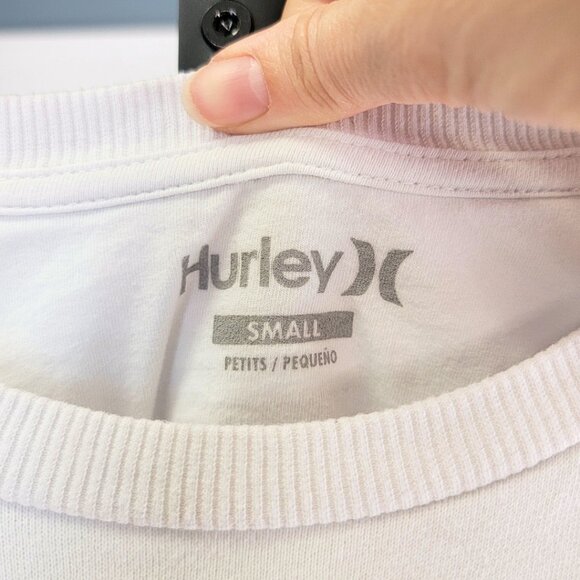 Hurley Leona Sweatshirt Crewneck Pullover Ivory | Relaxed Fit | Size: Small - Picture 5 of 7
